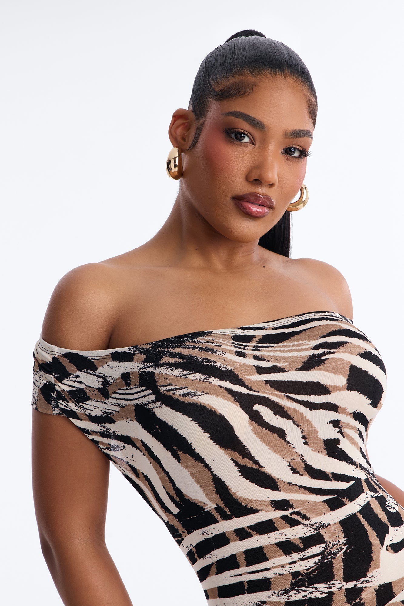 In The Wild Backless Micro Romper - Taupe