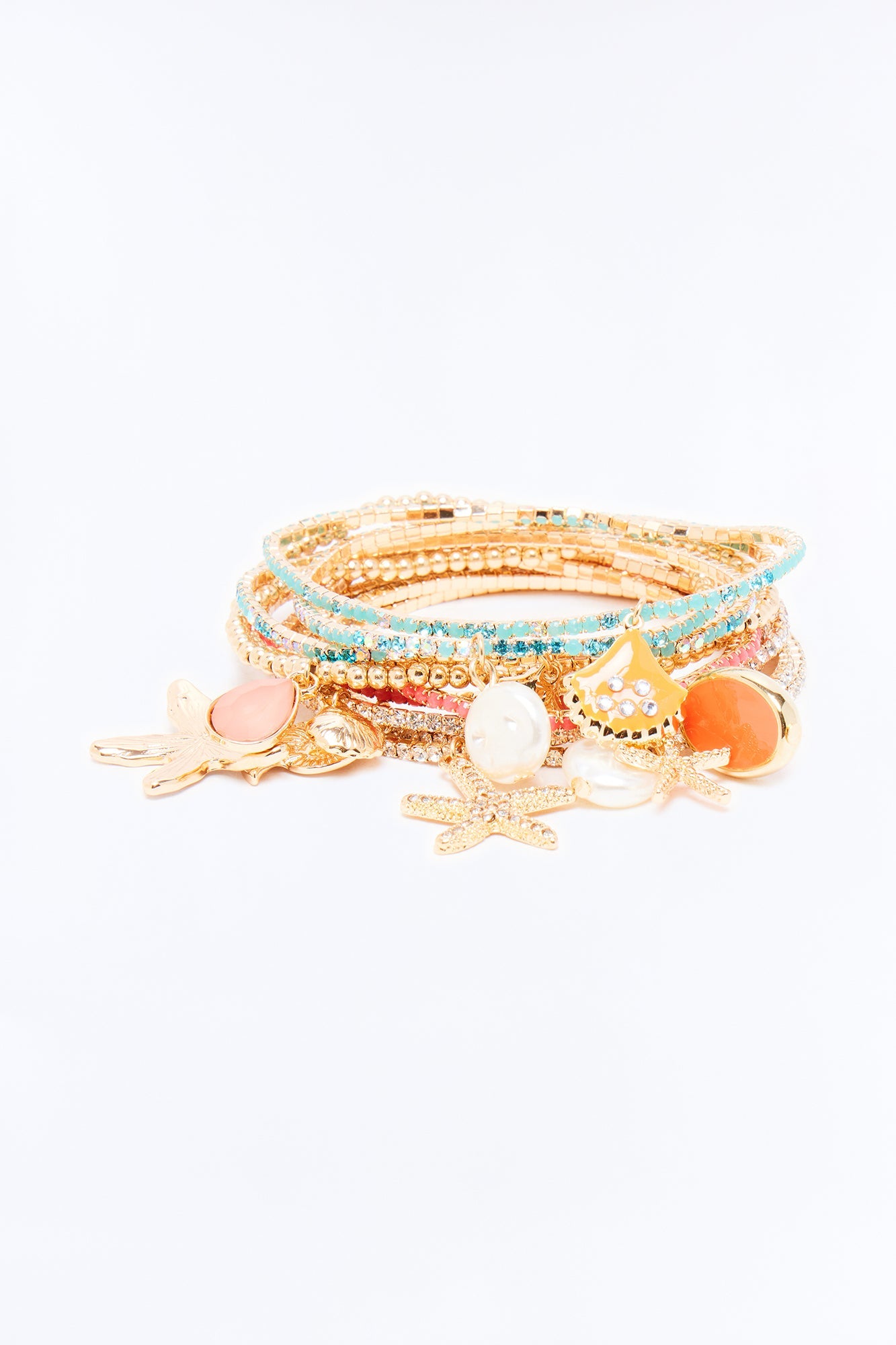Mar Vista 11 Piece Bracelet Set - Multi Color