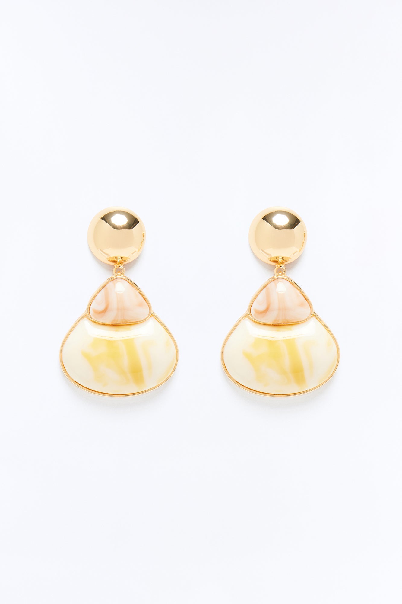Encourage Them Jeweled Drop Earrings - Gold/combo