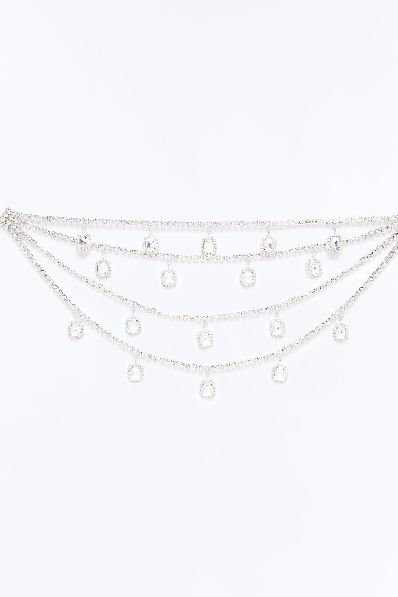 Lux Layers Necklace - Silver