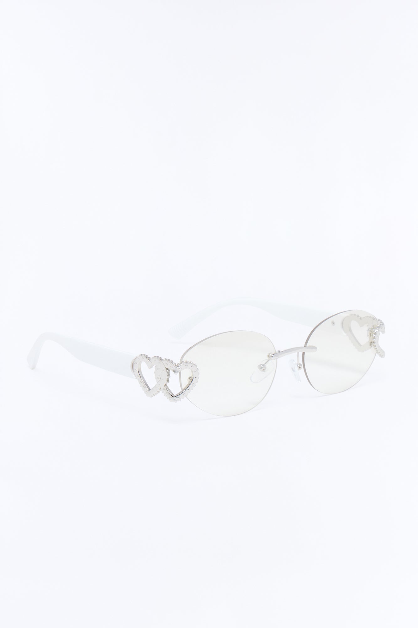 Lover Girl Glasses - White