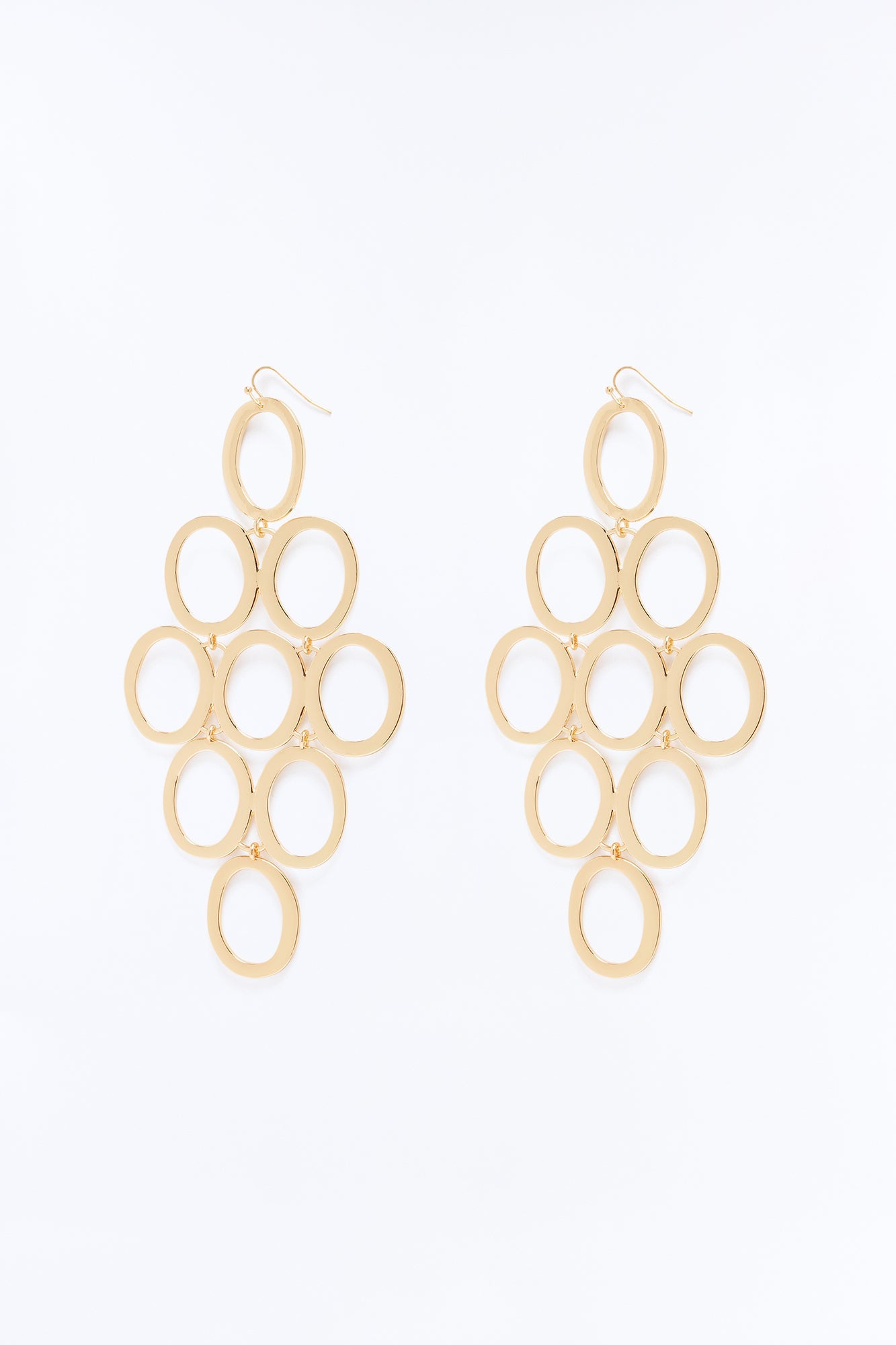 Aura Statement Earrings - Gold