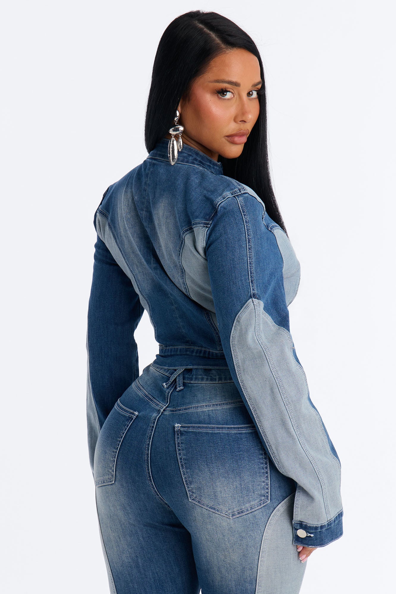 Ride At Dawn Denim Moto Jacket - Light Wash