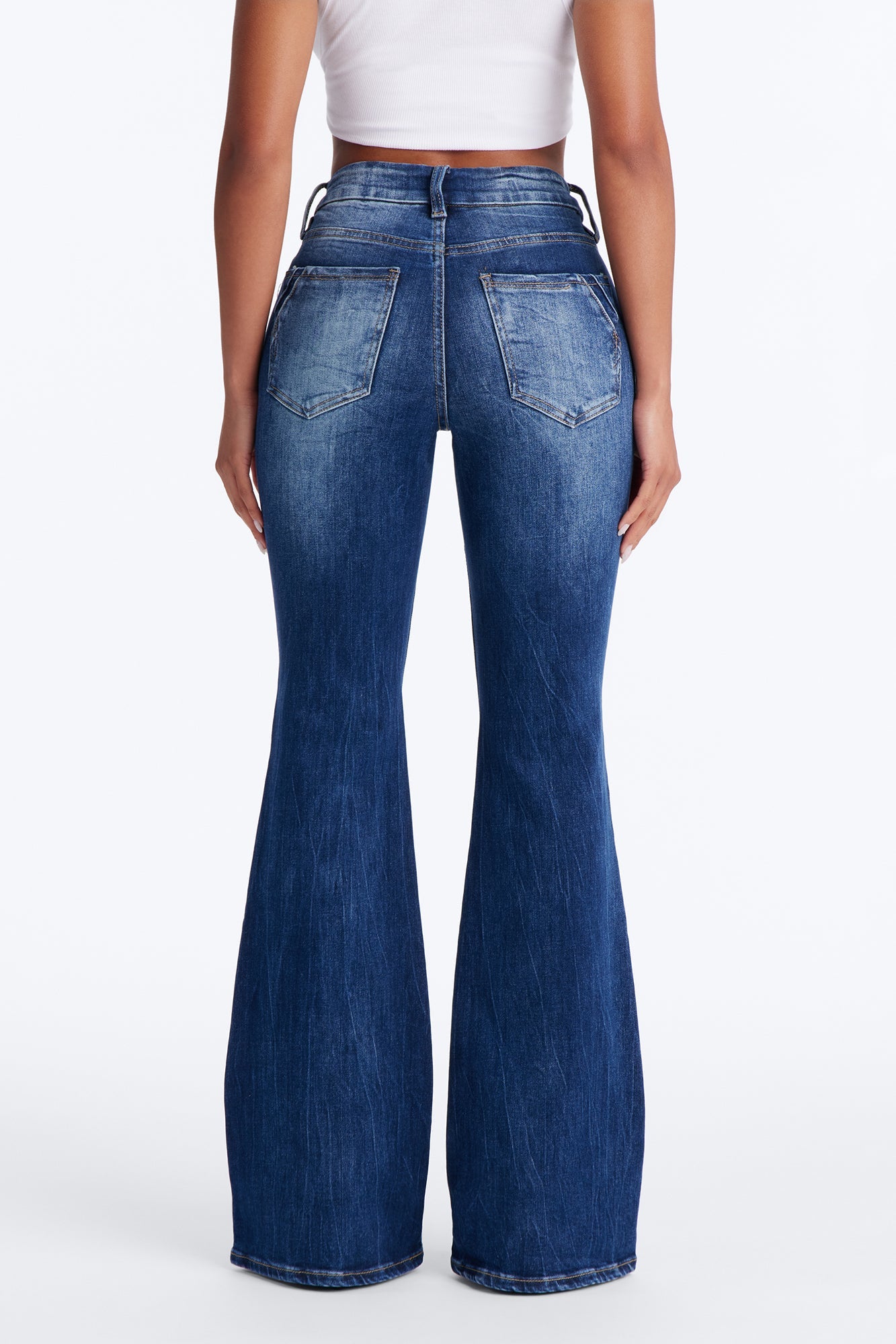 Classic Drift Stretch Flare Jeans - Medium Wash