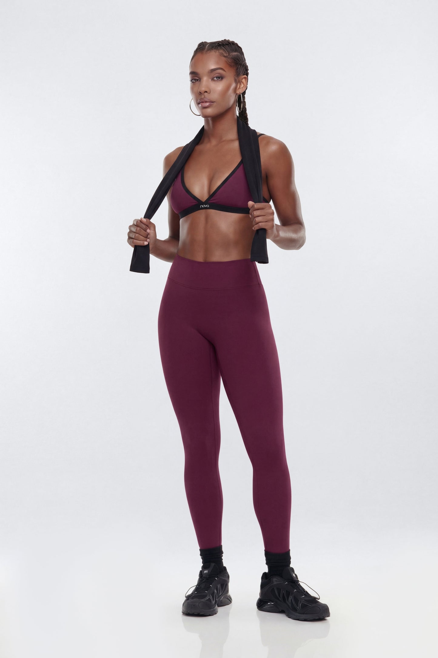 ProStretch™ 25″ High Rise Legging - Merlot