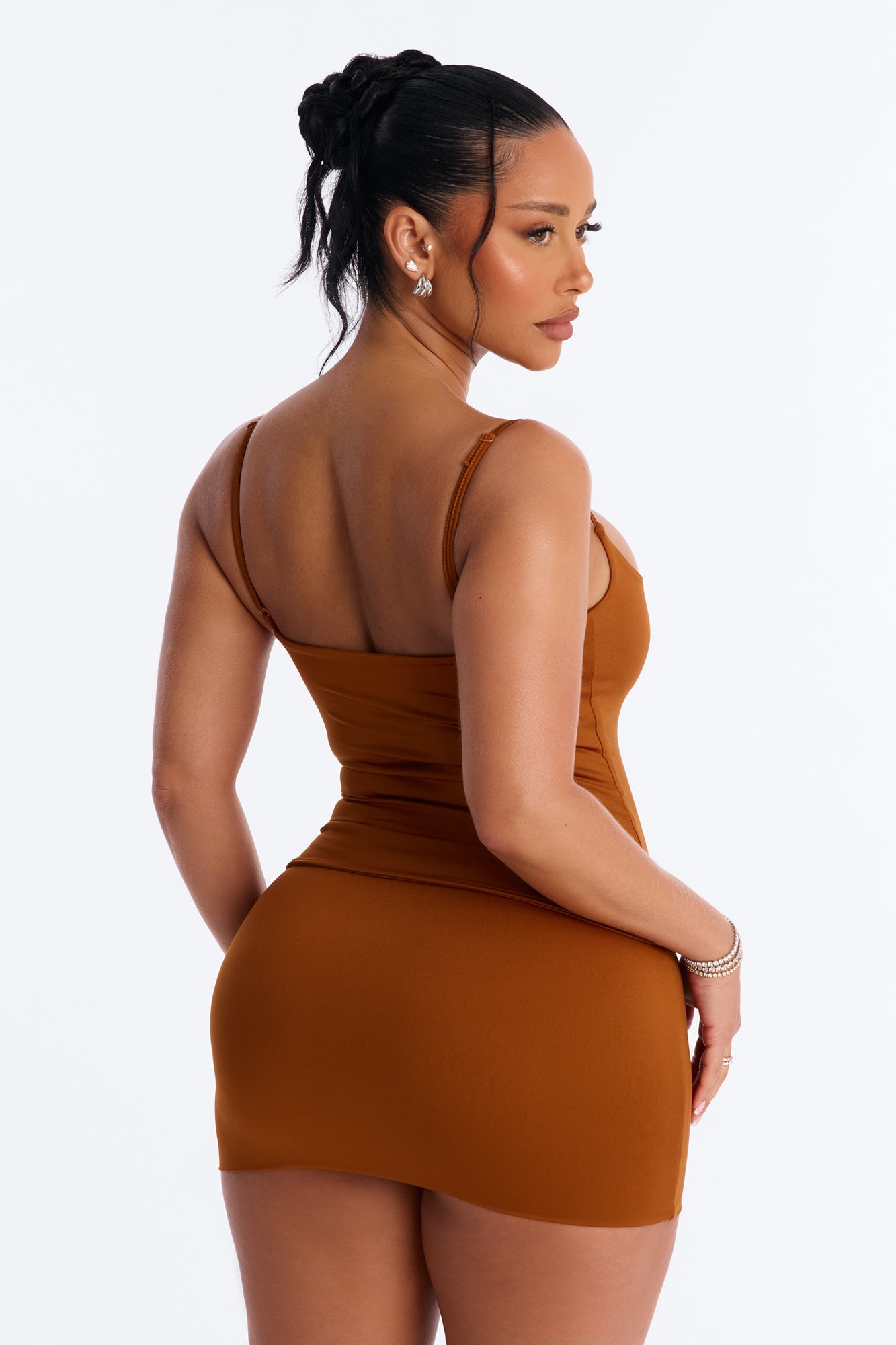 Contour Double Lined Cami Top - Copper