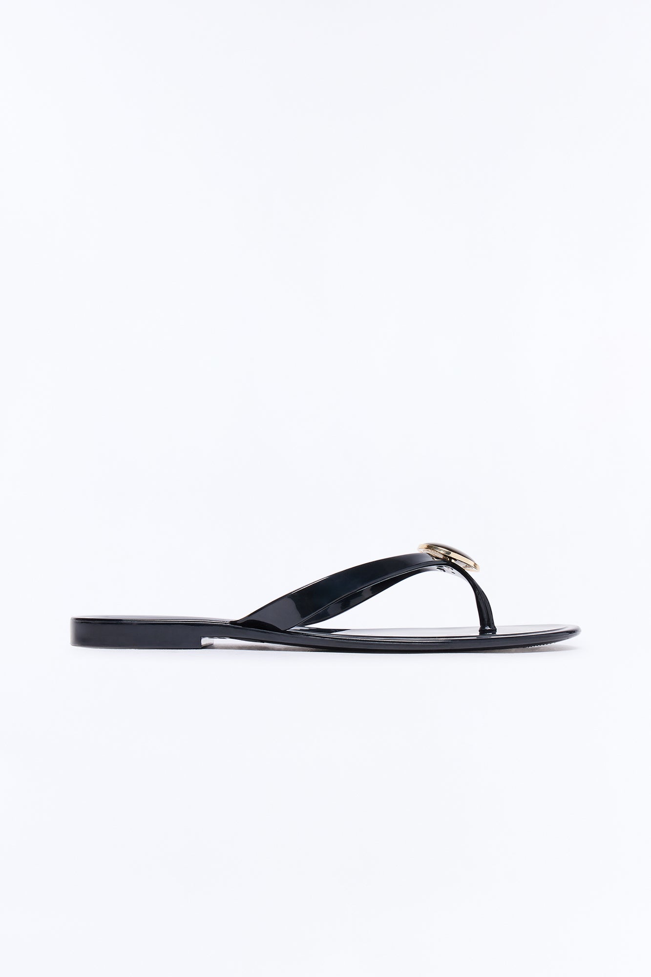 Maison Jelly Jewel Flip Flops - Black