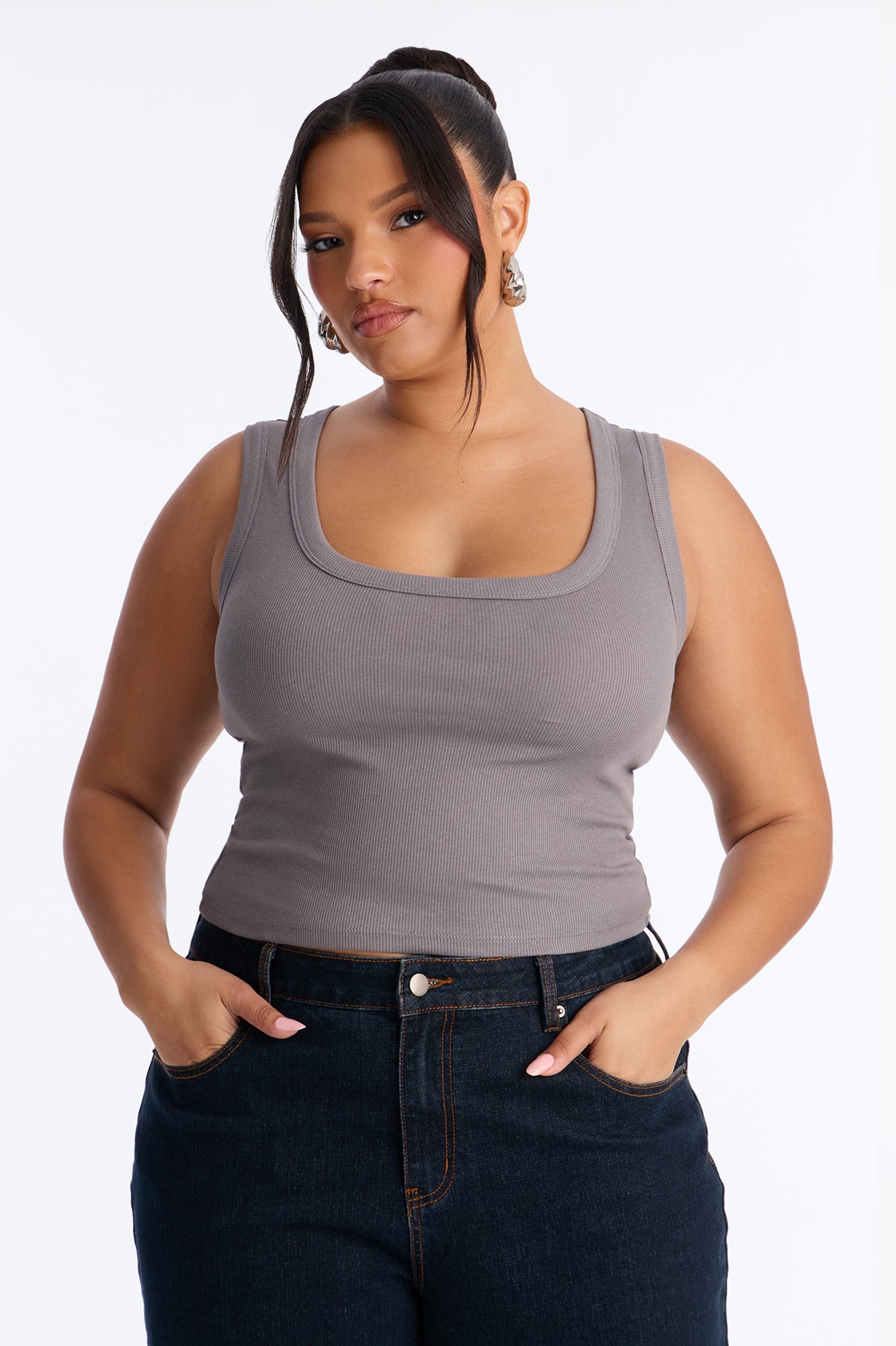 Remi Tank Top - Grey