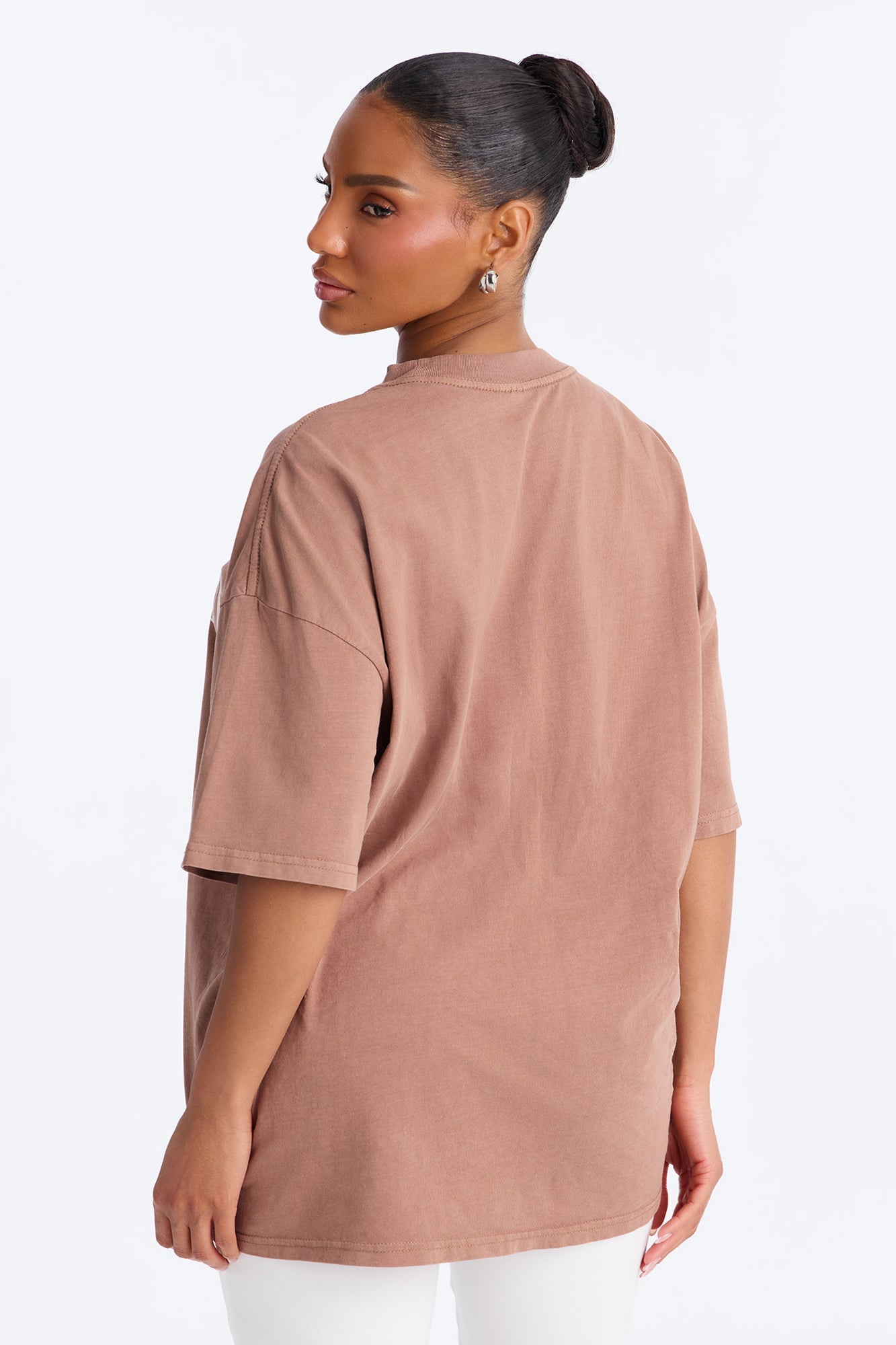 God's Plan Not Mine Washed Tshirt - Brown