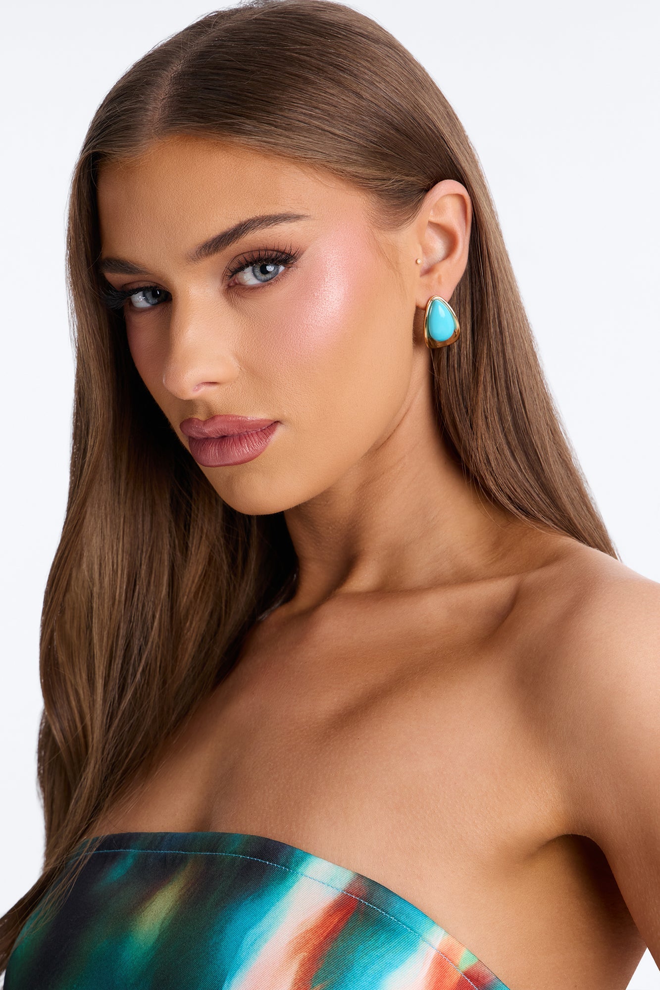 Boho Coast Getaway Earrings - Turquoise