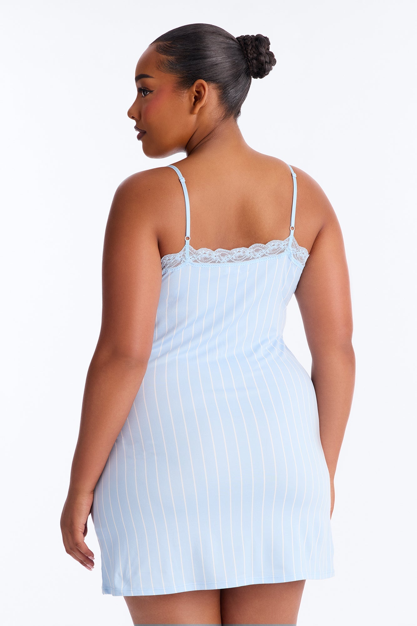Stay The Night Sleep Dress - Blue/combo