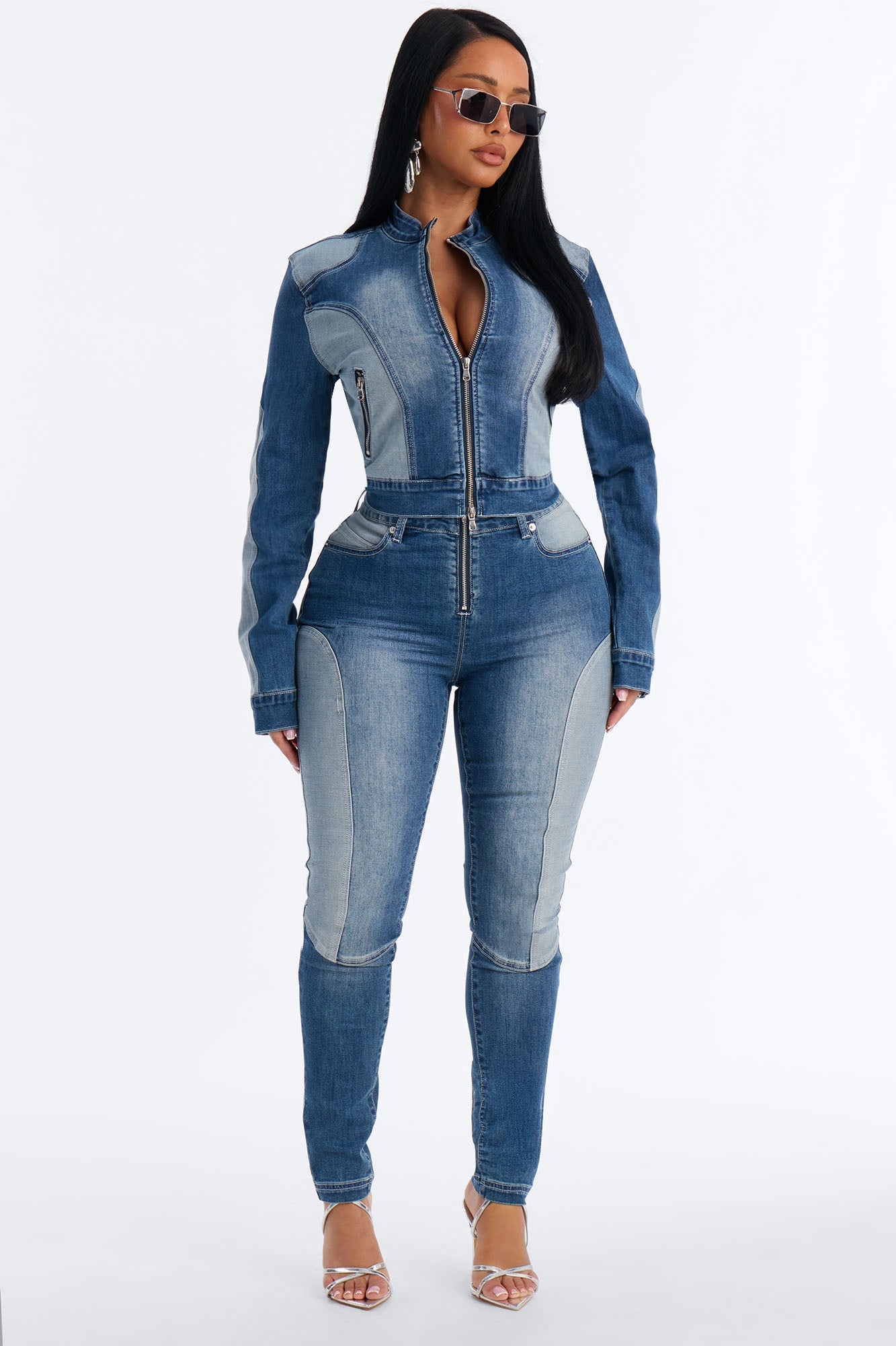 Ride At Dawn Denim Moto Jacket - Light Wash
