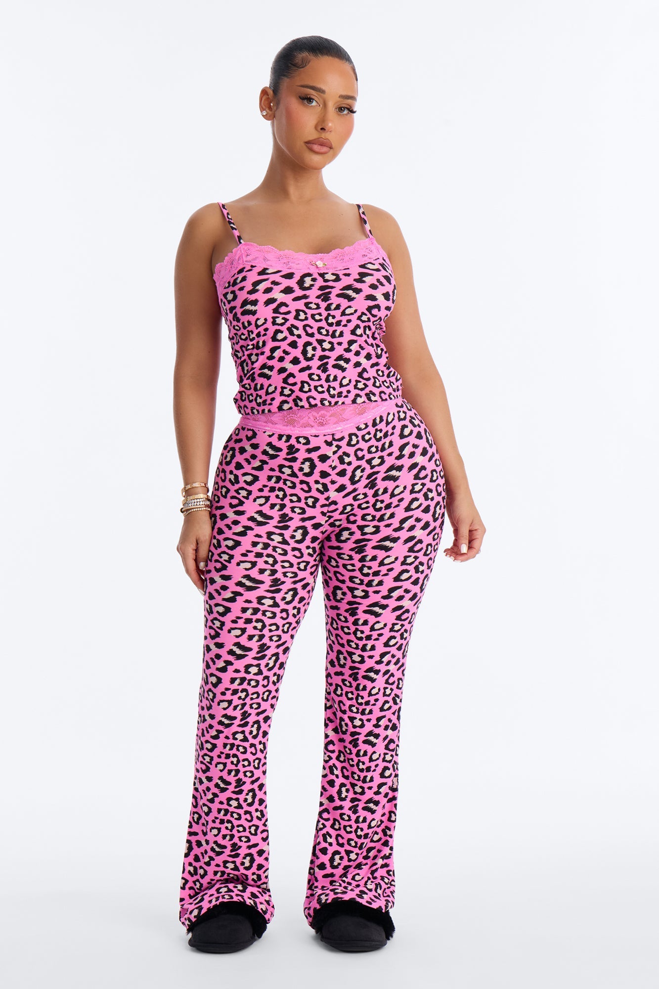 Perfect Catch PJ Pant Set - Pink/combo