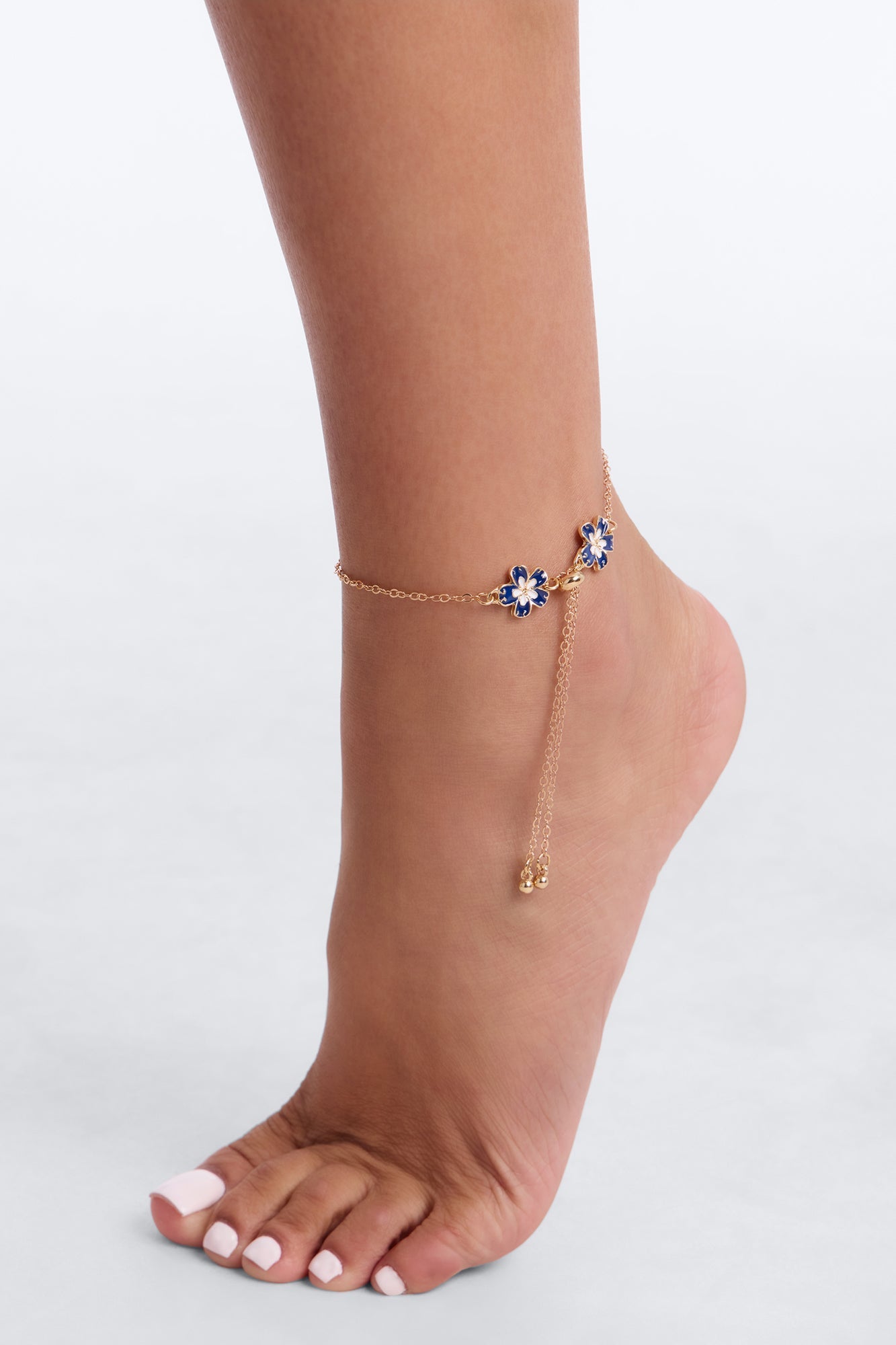 Pacific Dreams Anklet - Gold/Blue